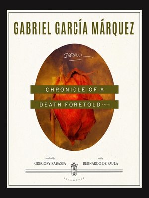 cover image of Chronicle of a Death Foretold